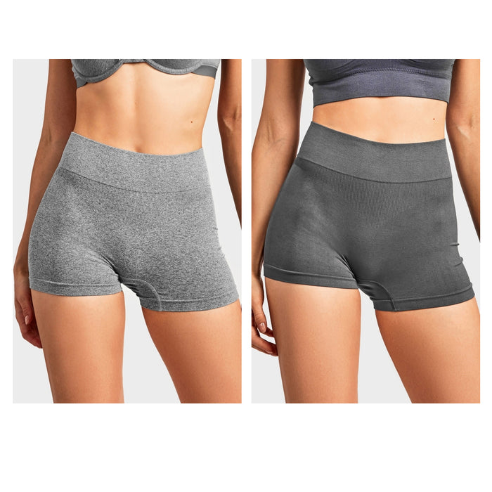 6 High Waist Seamless Boyshorts Panties Womens Underwear Boxer Briefs One Size