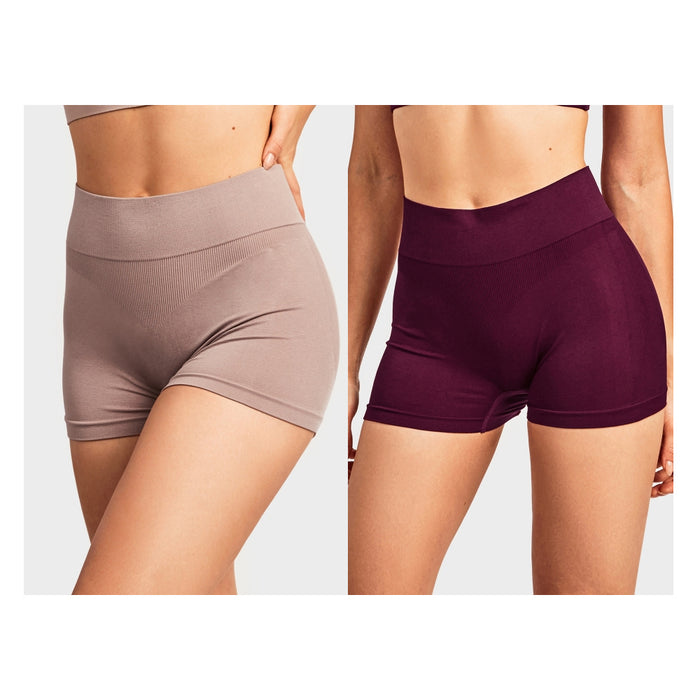 12 Seamless Boyshorts High Waist Womens Underwear Panties Boxer Briefs One Size