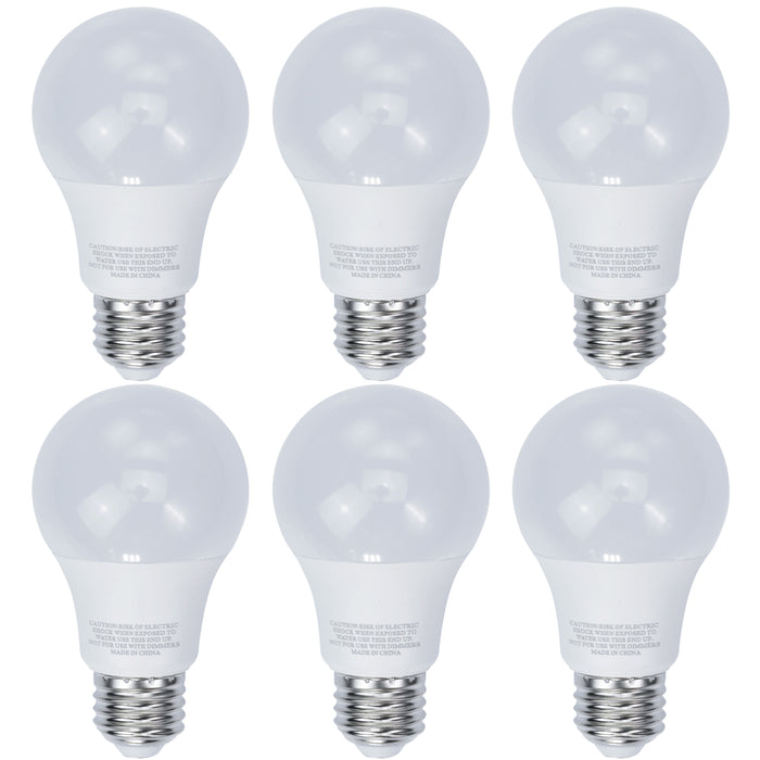 6 Pc 5.5W LED Light Bulb 40W Equivalent Medium Base Bright UL 450 Lumens 5000K