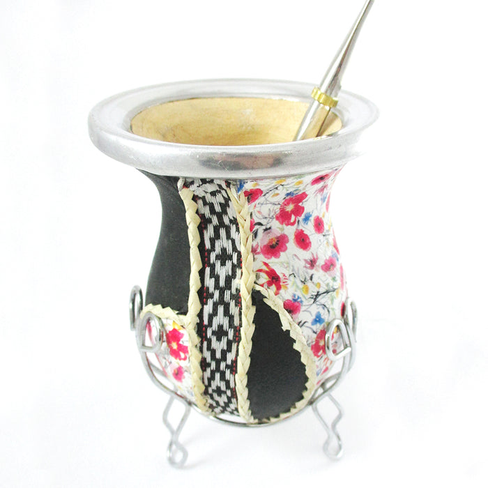 Mate Gourd Cup Bombilla Straw Argentina Weight Loss Detox Diet Tea Drink 2678 !!