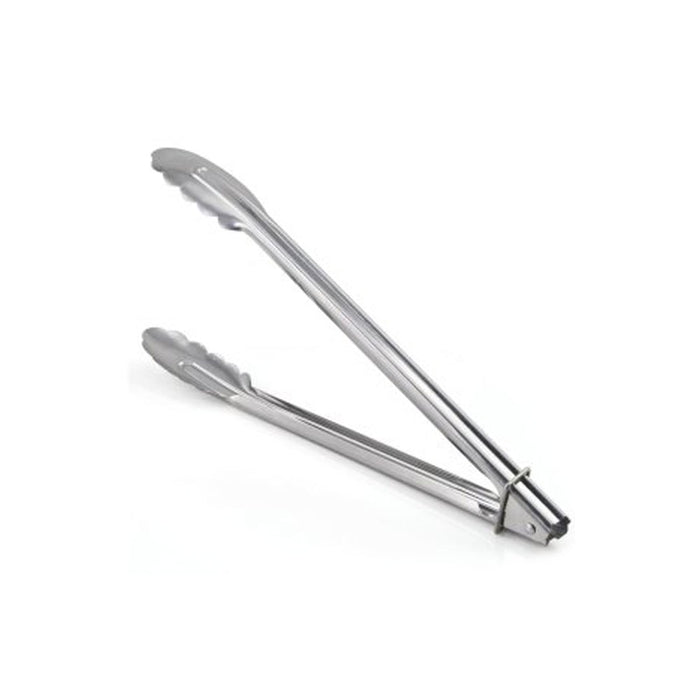 Utility Tongs 12" Stainless Steel Mix Tool Food BBQ Kitchen Salad Grill Serving