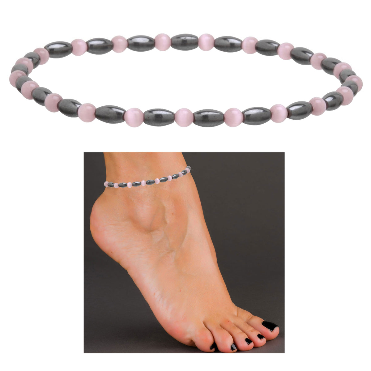 1pc Magnetic Anklet Bracelets Magnetic Anklet Bracelet For Women Women Magnetic  Bracelet With Adjustable Size Tool - Health & Household - Temu
