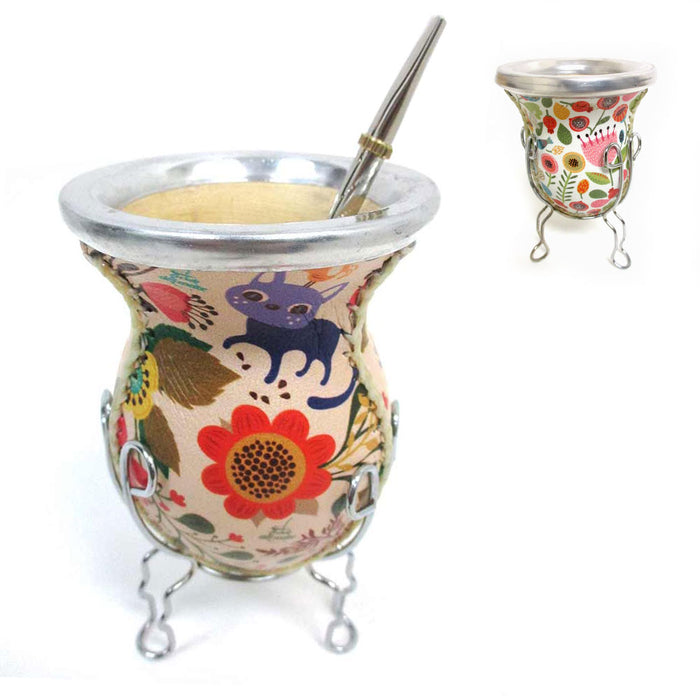 Mate Gourd Cup Bombilla Straw Argentina Weight Loss Detox Diet Tea Drink 32395 !