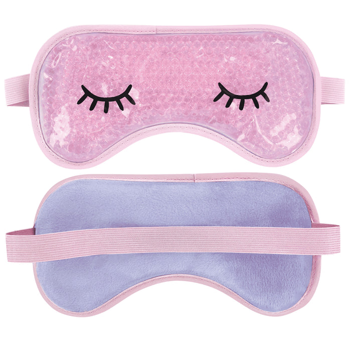 1 Cooling Eye Mask Cold Compress Ice Pack Gel Bead Anti Age Dark Circle Heat Pad