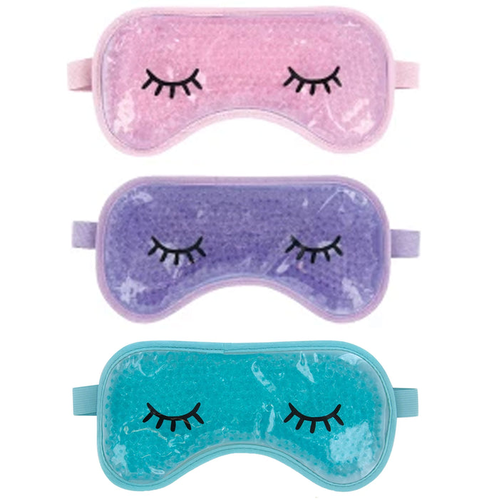 1 Cooling Eye Mask Cold Compress Ice Pack Gel Bead Anti Age Dark Circle Heat Pad