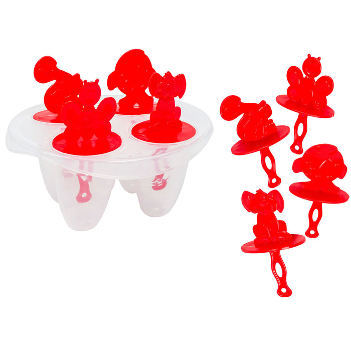 8 Cute Animal Ice Pop Maker Mold Freezer Popsicle Dessert Cake Treat Frozen Pops