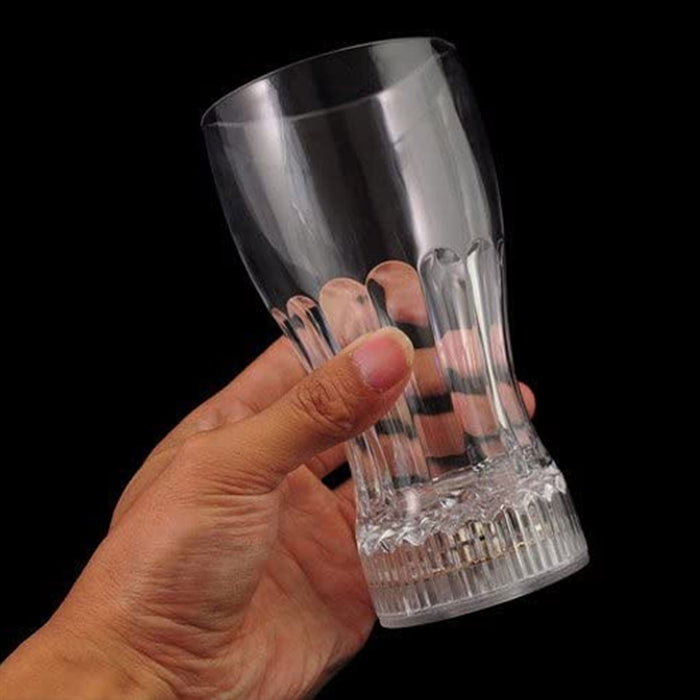 6 LED Flashing Light Up Cola Glass Party Cup Blinking Drink Bar Party Gift 11oz