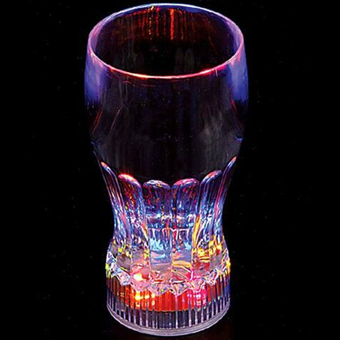 6 LED Flashing Light Up Cola Glass Party Cup Blinking Drink Bar Party Gift 11oz