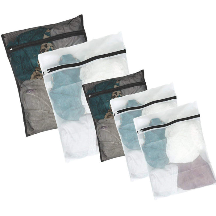 5 X Laundry Wash Bag Lingerie Mesh Delicate Bra Underwear Pantie Hose Sock L XL