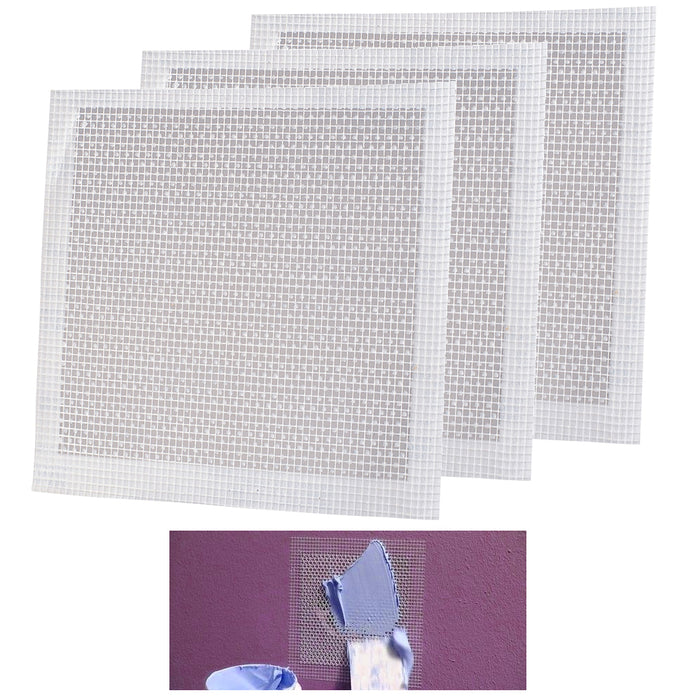 3 X Drywall Repair Patch Fix Dry Wall Hole Repair Ceiling Damage Metal Mesh 6x6"