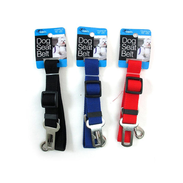 2pc Cat Dog Pet Safety Car Vehicle Strap Seat Belt Adjustable Harness Lead New
