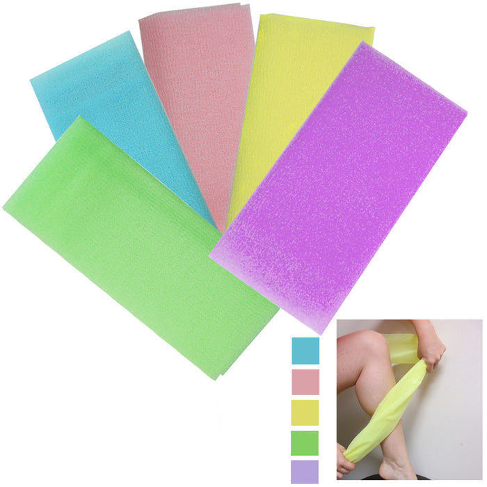 6 Japanese Exfoliating Cloth Body Beauty Wash Towel Scrubber Bath Cleaner Shower