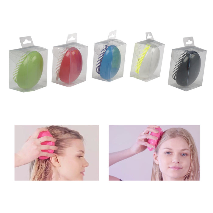 4 X Wet Detangling Brush Dry Hair Detangle Comb Shower Styling Detangler Salon
