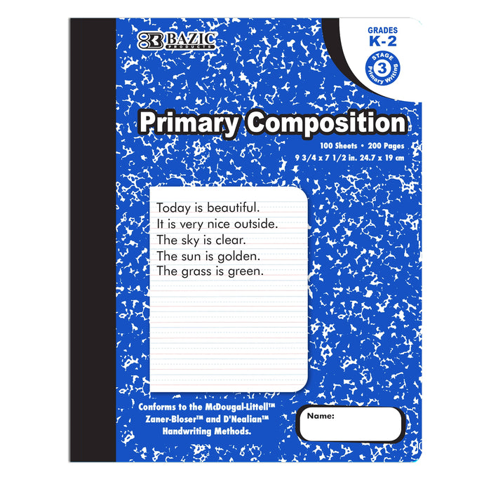 4 Primary Composition Journal Books School Stage 3 Handwriting Notebook Supplies
