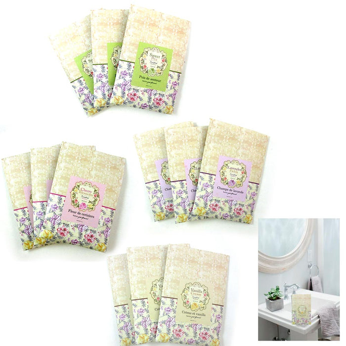 3 Scented Fragrance Sachet Bags Wardrobe Home Drawer Perfume Pouch Party Favor