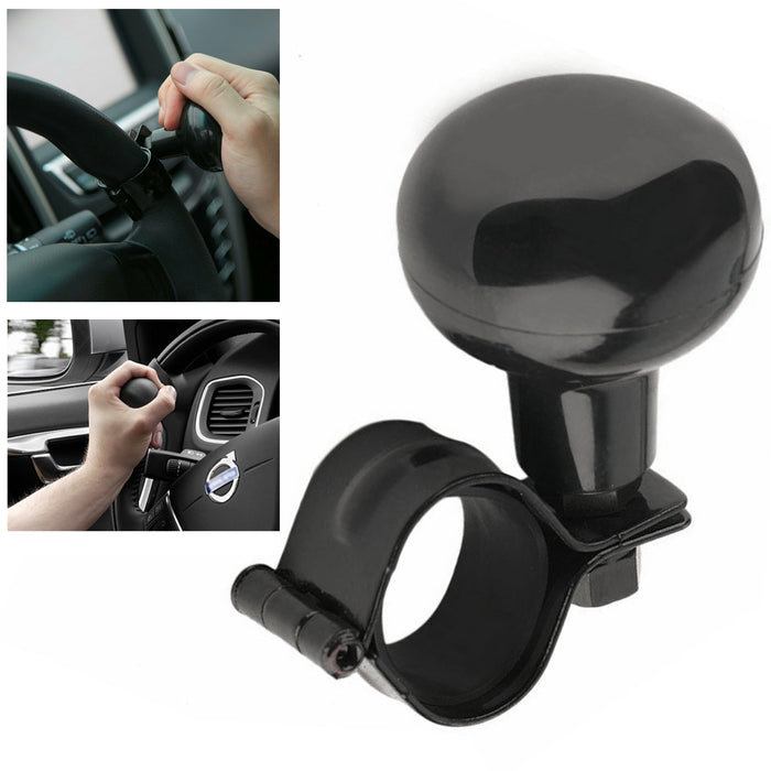 Universal Steering Wheel Knob Spinner Auto Heavy Duty Suicide Car Black Handle