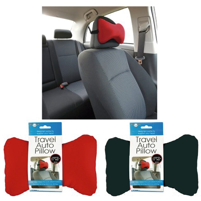 2PC Car Travel Auto Headrest Neck Seat Cushion Support Pillow Rest Sleep Comfort