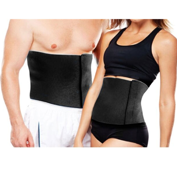 2pc Tummy Belt Tightening Slimming Men Women Body Waist Shaper Girdle Adjustable