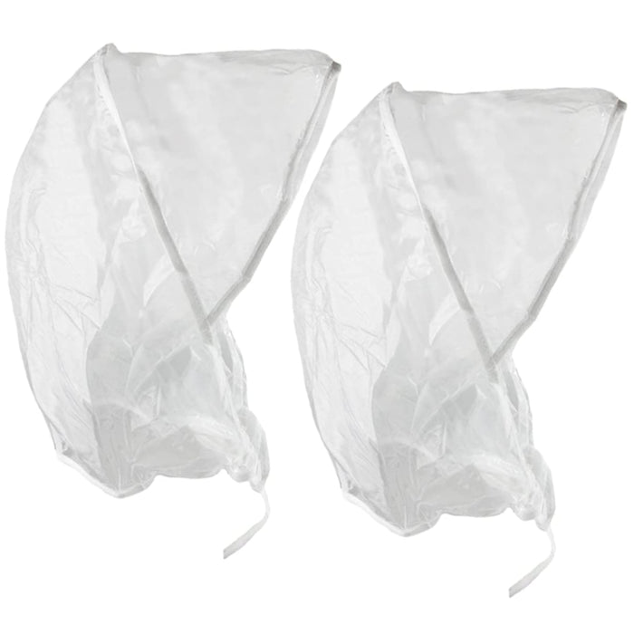 4 Rain Cap Clear Waterproof Bonnet Bouffant Hat Hood Head Cover Adjustable Women