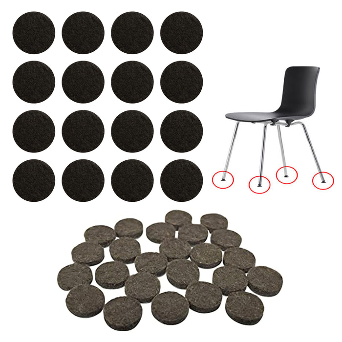 120 Pack Self Adhesive Cushion Floor Protectors Furniture Felt Round Pads Table