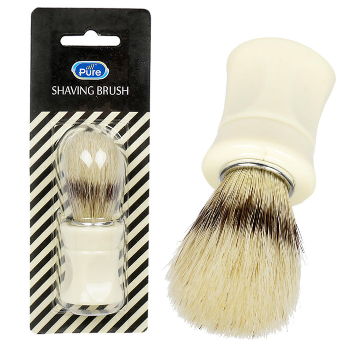 1pc Shaving Brush Perfect Shave Barber Hard Plastic Handle Badger Hair Soft Feel