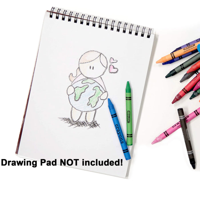 48 Premium Crayons High Quality Colors Kids Art Craft Coloring Non Toxic School