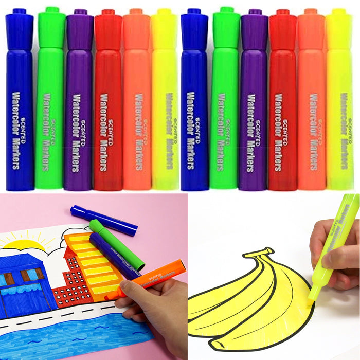 .com: iMustech Watercolor Markers Paint Pens Markers Stamp Markers  for Kids,Non Toxic Stamp Markers Pens Set with Storage Case,24 Colors  Coloring Markers for Toddlers Preschoolers : Arts, Crafts & Sewing