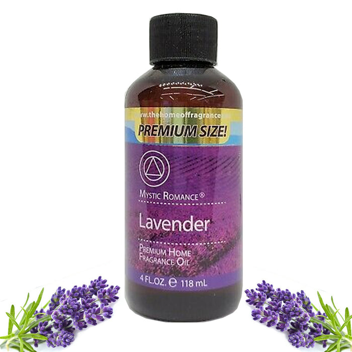 1 Lavender Fragrance Premium Aromatherapy 4oz Diffuser Oils Burn Fresh Scent Air