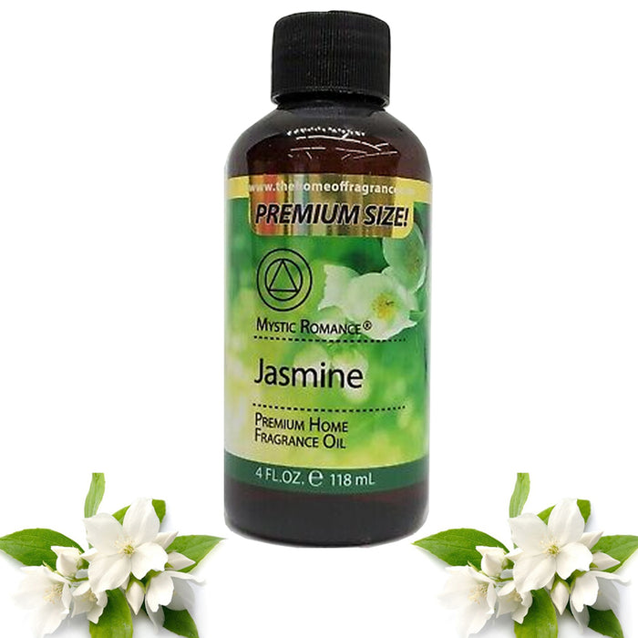 1 Jasmine Premium Aromatherapy 4oz Fragrance Diffuser Oils Burn Fresh Scent Air