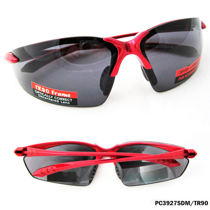 Polycarbonate Sunglasses Men Womens UV Protection Shatterproof TR90 Frame Sports