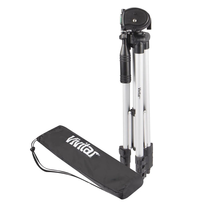 1 Professional Camera Tripod Stand Mount Carry Case 50" Extension Pan Portable