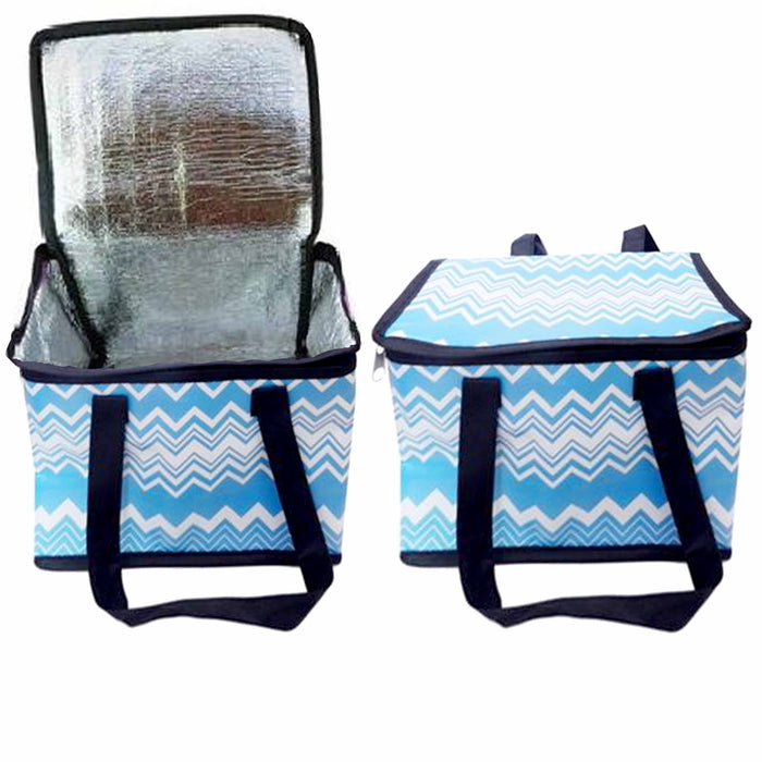 2pc Insulated Lunch Box for Men and Women Large Capacity Food Storage Cooler Bag