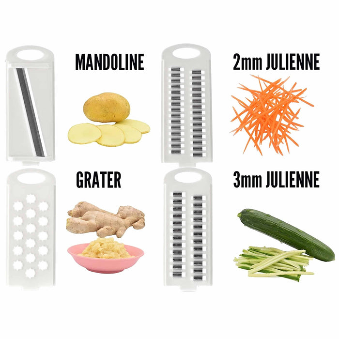 Grater Set 5 Function Manual Vegetable Slicer Food Potato Fruit Cutter Mandoline