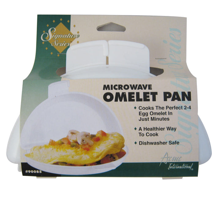 New Microwave Omelet Pan Maker Cooks 2-4 Eggs Fast Minutes Microweavable Cooker