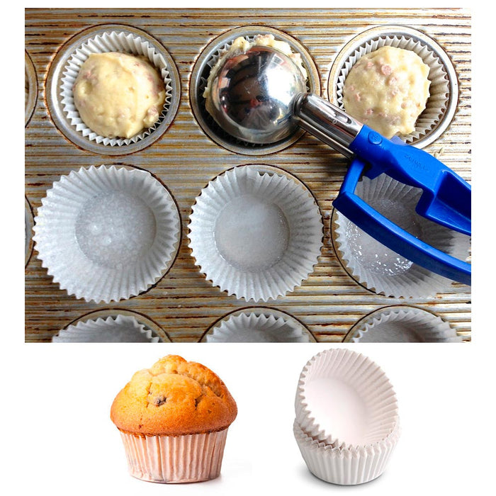 100 Pc Baking Cups Cupcake Liners Paper Molds Muffin Parchment Bake Pa —  AllTopBargains