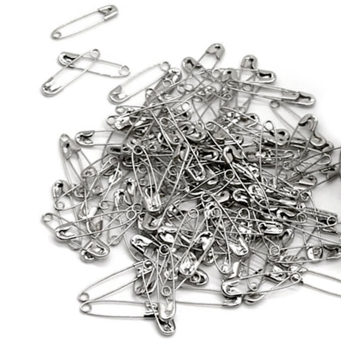 400 Ct Safety Pins Assorted Silver Sewing Quilt Crafting Jewelry Beading Metal