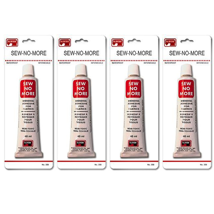 4x Fabric Glue Textile Hemming Adhesive Bond Craft Sewing No Stitch Waterproof