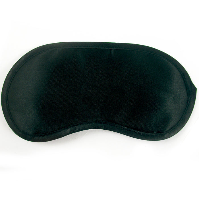 Sleep Eye Mask Silk Travel Shades Blindfold Black Sleeping Aid Cover Eyeshades !