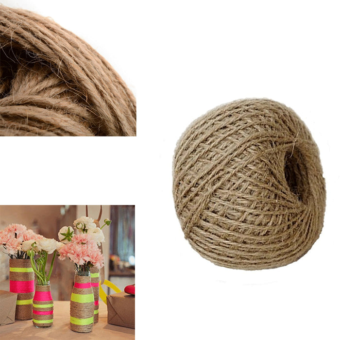 2 Pack Natural Ply Twisted Jute Twine String Rope Toys Craft Making 1120  Feet 