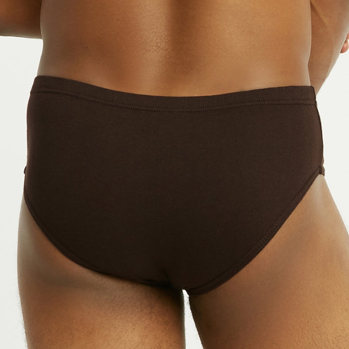 6 Pack Knocker Mens Bikinis Briefs Underwear 100% Cotton Solid Size Large 36-38