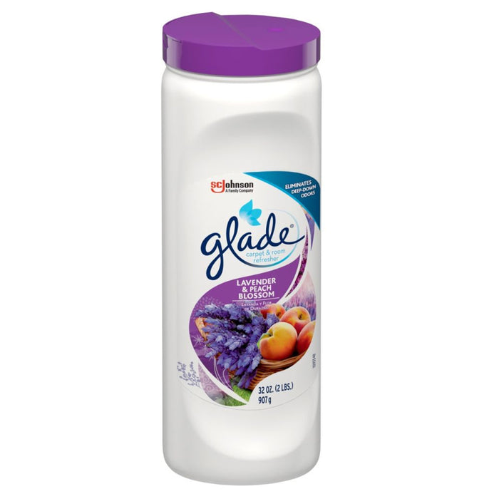 1 Glade Carpet & Room Lavender Peach Blossom Scented Odor Eliminator Freshener