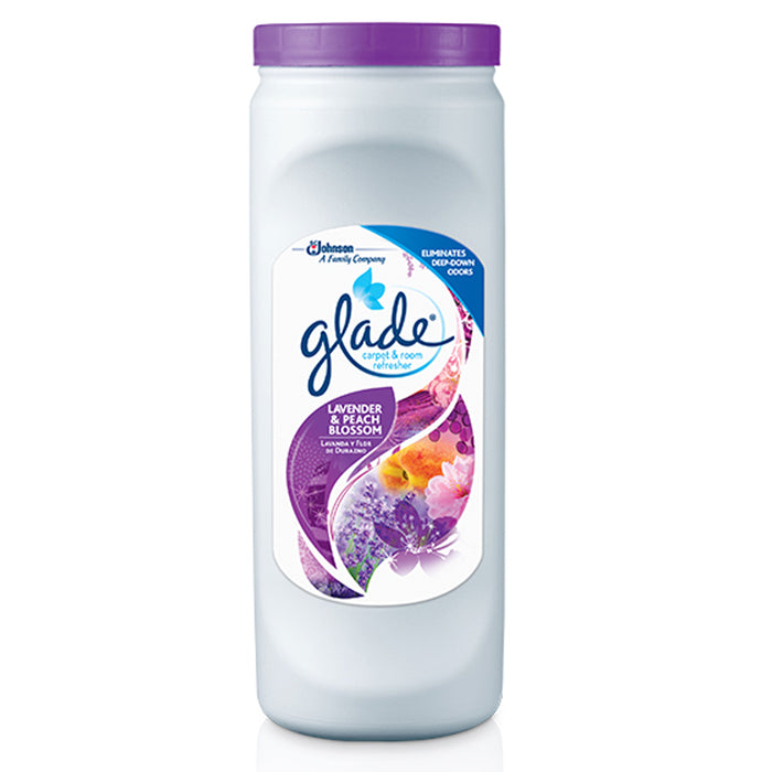 1 Glade Carpet & Room Lavender Peach Blossom Scented Odor Eliminator Freshener