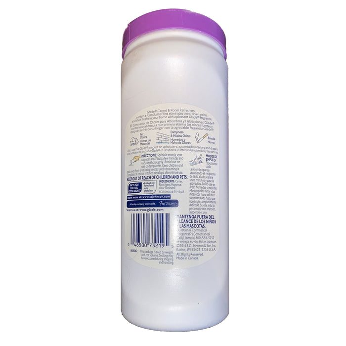 1 Glade Carpet & Room Lavender Peach Blossom Scented Odor Eliminator Freshener