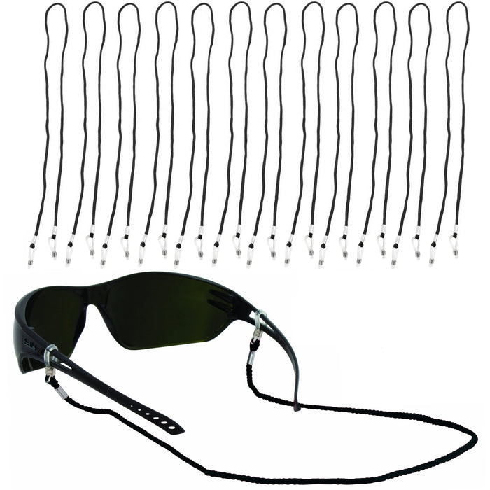 12 Pc Sunglasses Eyeglasses Glasses Spectacle Sports Holder Retainer Strap Black