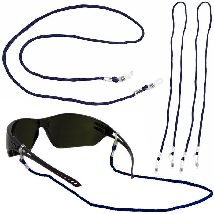 2 Pc Navy Blue Glasses Strap Neck Cord Eyeglasses Sunglasses Rope String Holder