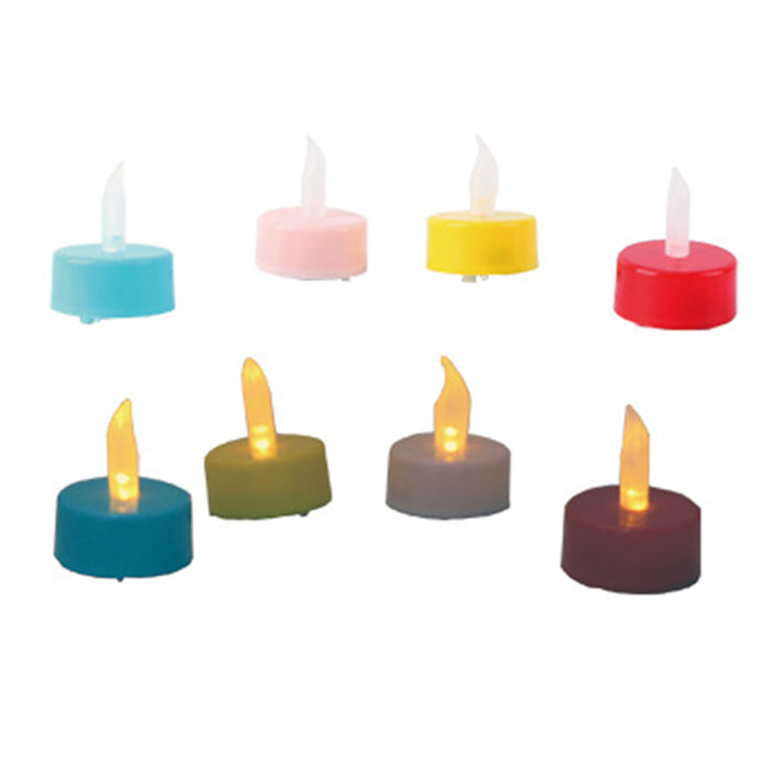 8 LED Candles Tea Lights Battery Operated Flameless Home Decor Holiday Party