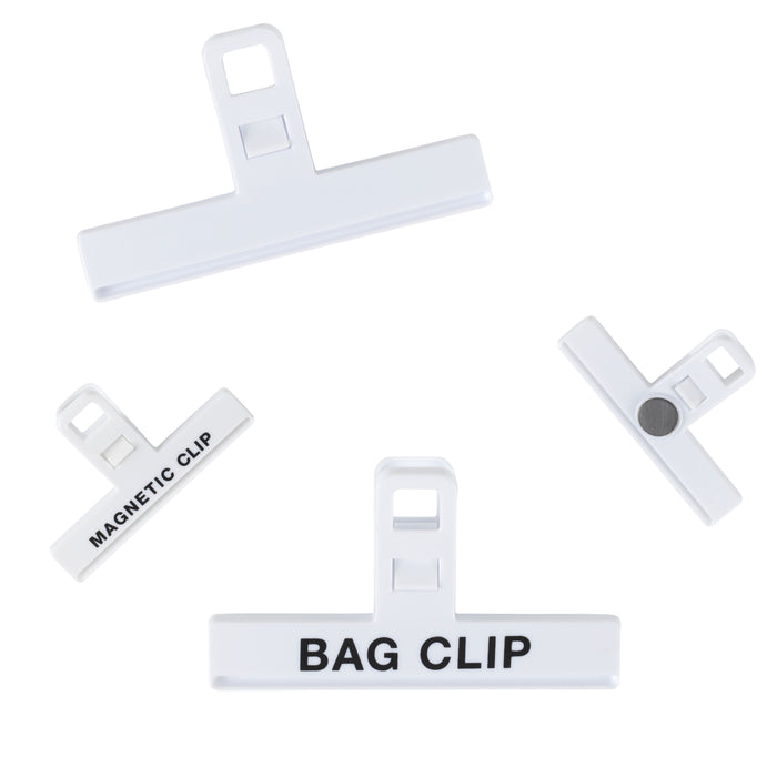 4 Pc Food Storage Chip Bag Clips Magnetic Multi Purpose Mini Clip Sealing Holder