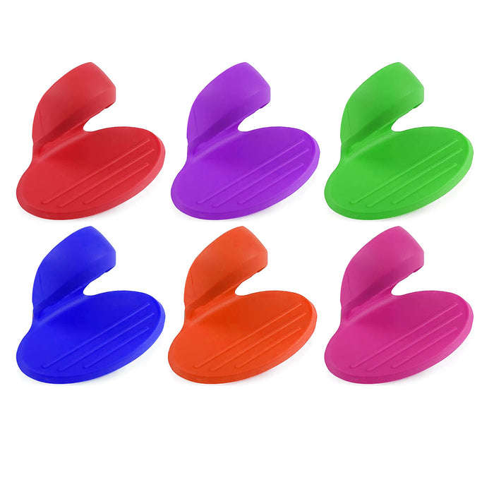 4 Heat Resistant Silicone Mittens Microwave Oven Finger Glove Grip Pot Holder