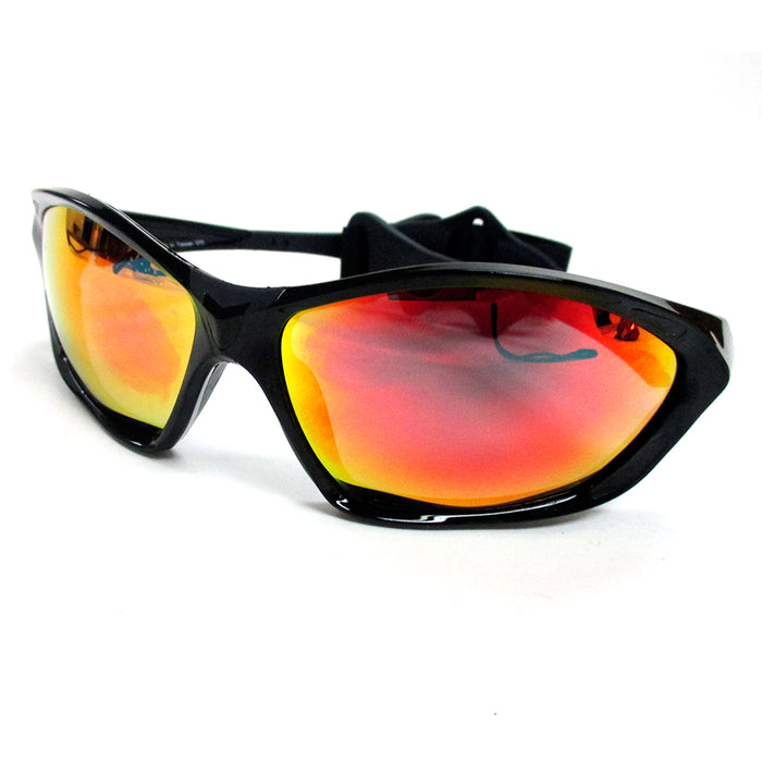 1 Chopper Strap Wind Resistant Sunglasses Motorcycle Riding Glasses Sport Lens