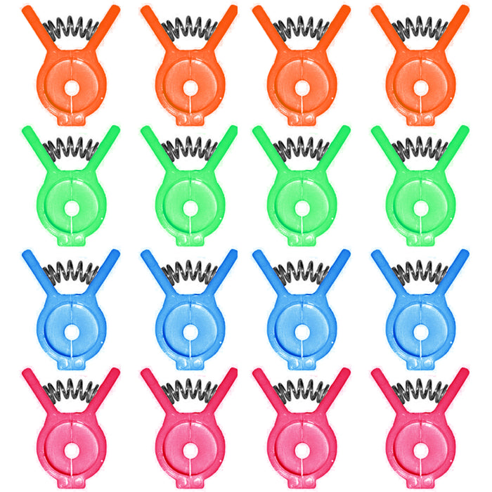 16 Multi Purpose Bag Clips Chip Bread Bagel Snack Food Storage Sealing Bag Clamp